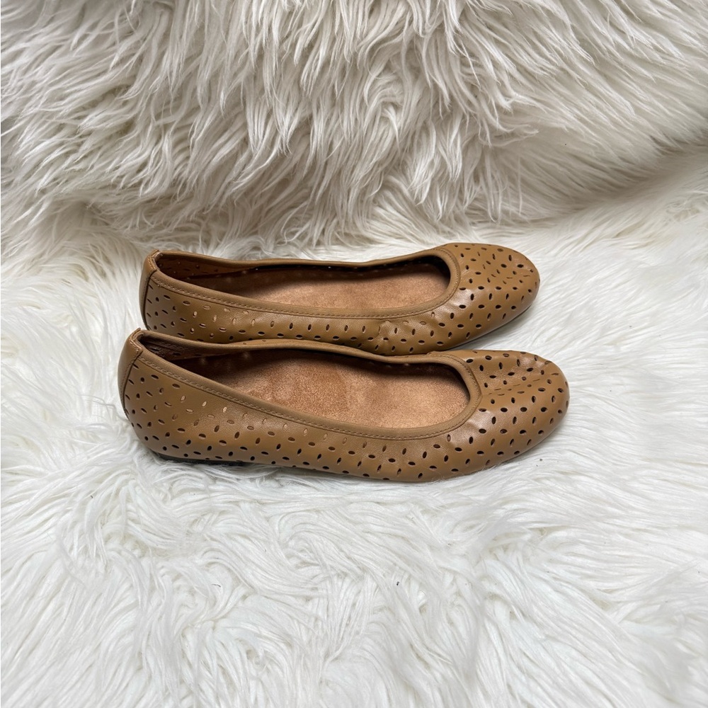 Vionic Brown Perforated Loafers